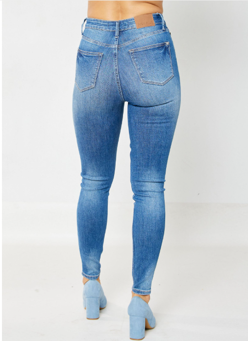 JUDY BLUE HIGH WAIST TUMMY CONTROL CLASSIC SKINNY