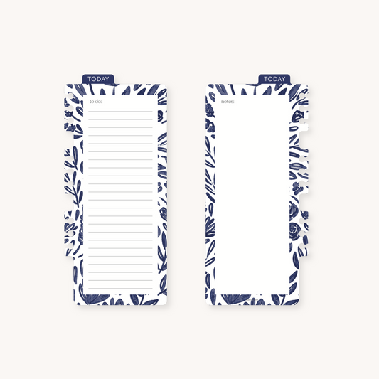 DRY ERASE PLANNER DASHBOARD PORCELAIN FLORAL ElyseBreanne