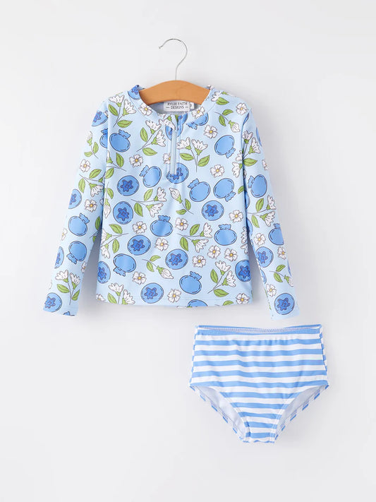 RYLEE FAITH DESIGN BLUEBERRY" Floral Boutique Swimsuit