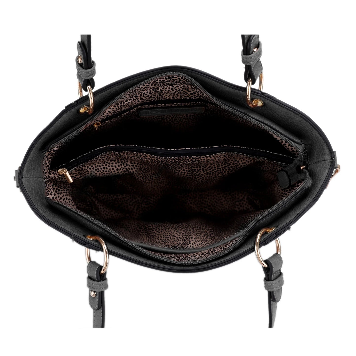 AUSTIN WHIPSTITCHING CONCEALED CARRY LOCK AND KEY TOTE-BLACK