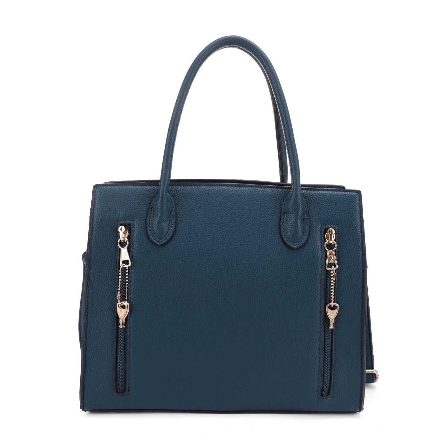 EVELYN CONCEALED CARRY LOCK AND KEY SATCHEL-BLACK