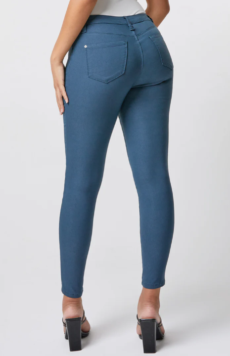 Fall Hyperstretch Mid-Rise Skinny Jean- Blue Steel