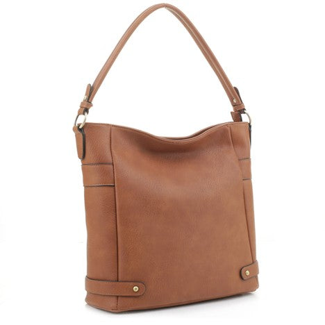SELINA CONCEALED CARRY HOBO-TAN