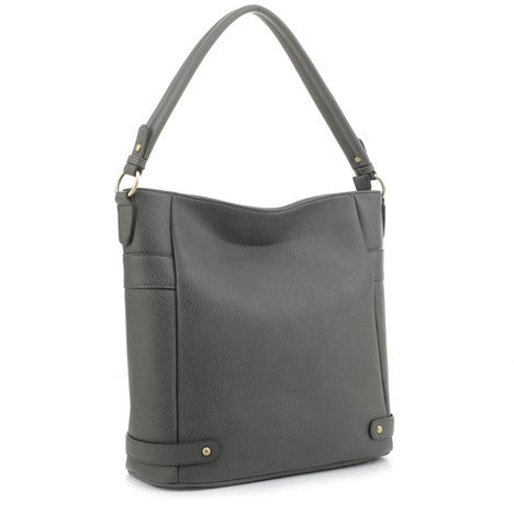 SELINA CONCEALED CARRY HOBO-DARK GREY