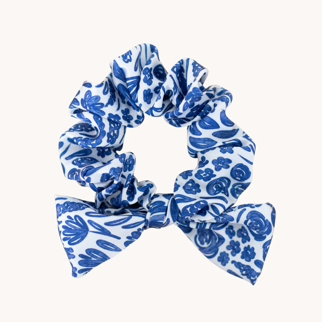 SCRUNCHIE PORCLEIN FLORAL ElyseBreanne