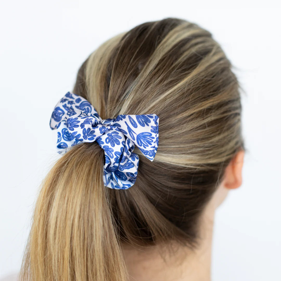 SCRUNCHIE PORCLEIN FLORAL ElyseBreanne