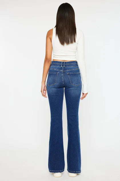 KANCAN HAMLET HIGH RISE SKINNY BOOTCUT (PETITE)