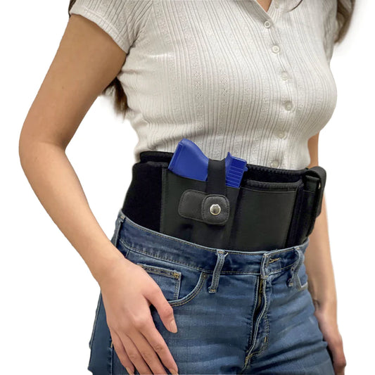 JESSIE JAMES UNISEX BELLY BAND GUN HOLSTER FOR CONCEALED CARRY- LEFT HANDED