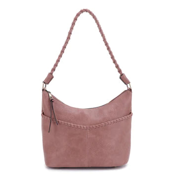 ALLE CONCEALED CARRY HOBO- Mauve