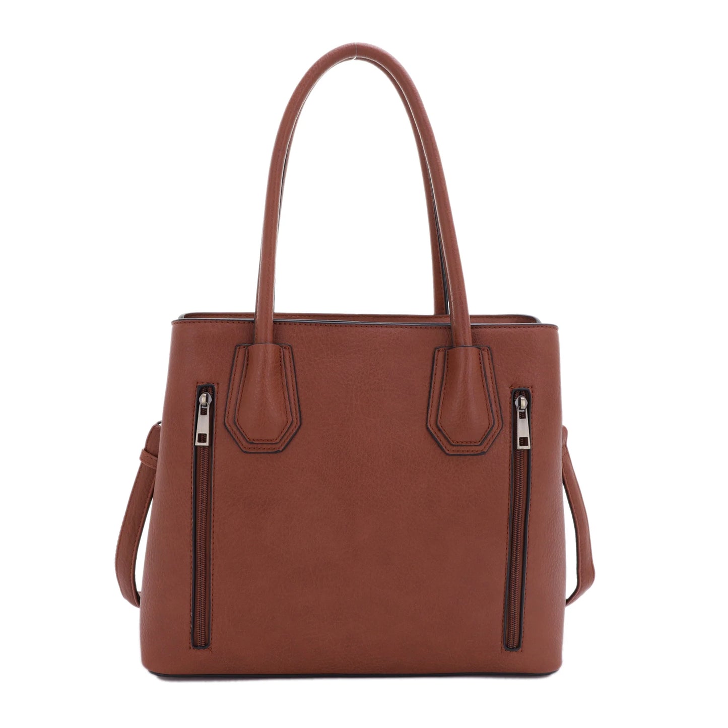 LISA CONCEALED CARRY SATCHEL-TAN