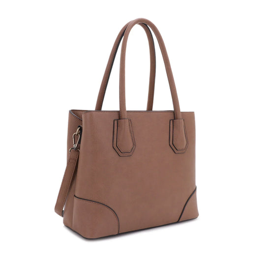 LISA CONCEALED CARRY SATCHEL-BROWN