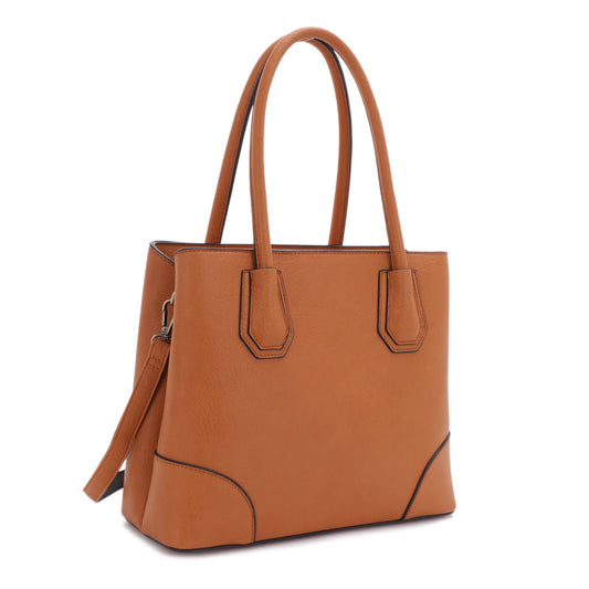 LISA CONCEALED CARRY SATCHEL-TAN