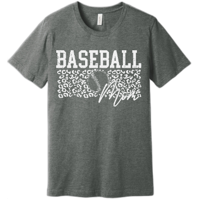 BASEBALL MOM BELLA+CANVAS ® Unisex Heather CVC Short Sleeve Tee. BC3001CVC