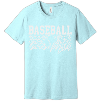 BASEBALL MOM BELLA+CANVAS ® Unisex Heather CVC Short Sleeve Tee. BC3001CVC