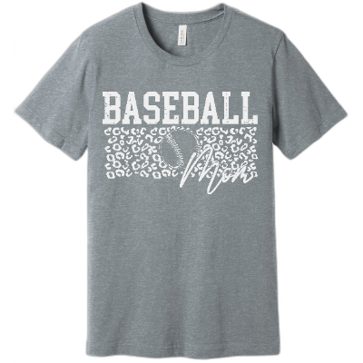 BASEBALL MOM BELLA+CANVAS ® Unisex Heather CVC Short Sleeve Tee. BC3001CVC