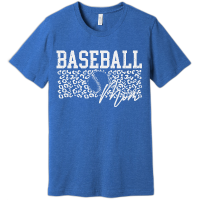 BASEBALL MOM BELLA+CANVAS ® Unisex Heather CVC Short Sleeve Tee. BC3001CVC