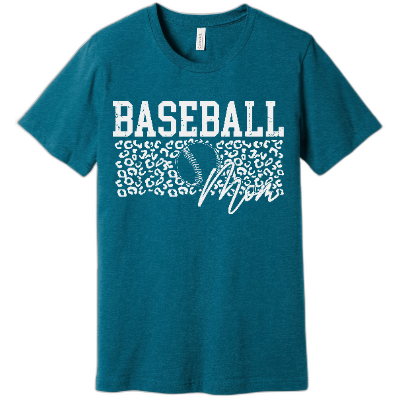 BASEBALL MOM BELLA+CANVAS ® Unisex Heather CVC Short Sleeve Tee. BC3001CVC