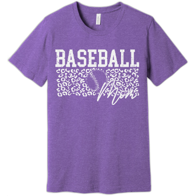 BASEBALL MOM BELLA+CANVAS ® Unisex Heather CVC Short Sleeve Tee. BC3001CVC