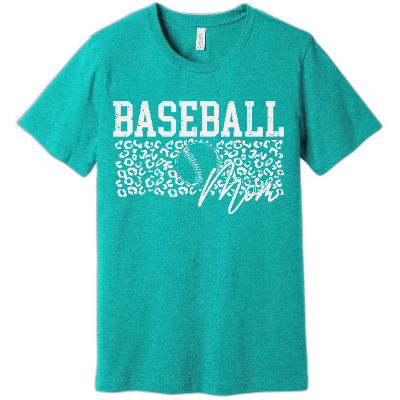 BASEBALL MOM BELLA+CANVAS ® Unisex Heather CVC Short Sleeve Tee. BC3001CVC