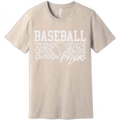 BASEBALL MOM BELLA+CANVAS ® Unisex Heather CVC Short Sleeve Tee. BC3001CVC