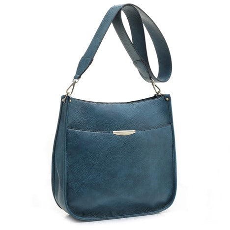 AVA CONCEALED LOCK AND KEY CROSSBODY-TURQUOISE